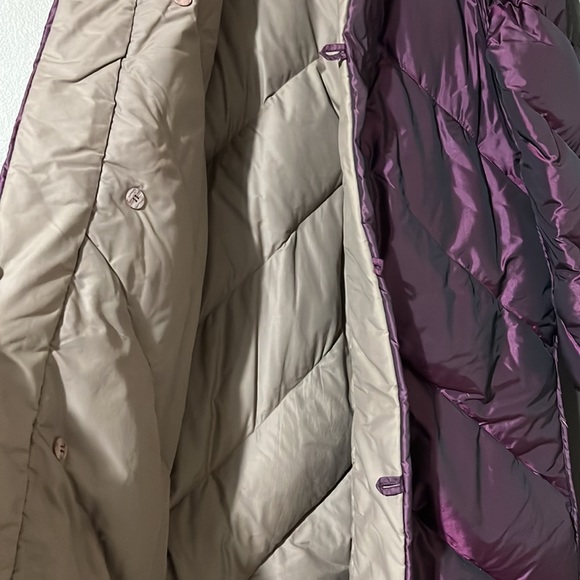 Gallery Puffer Coat size L Purple metallic - Picture 8 of 12